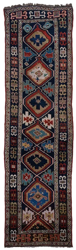 Vintage Persian Hashtrood Rug – 3’6″ x 11’4″