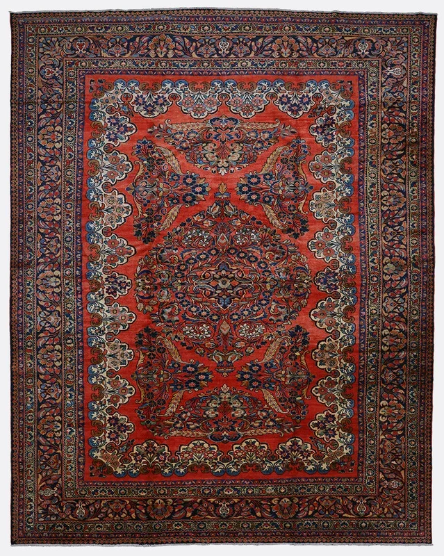 Vintage Persian Lilihan Rug – 10’9″ x 14’2″