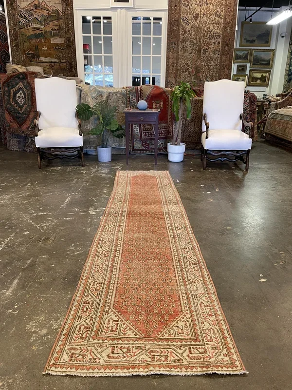 Vintage Persian Malayer Rug – 2’3″ x 10′