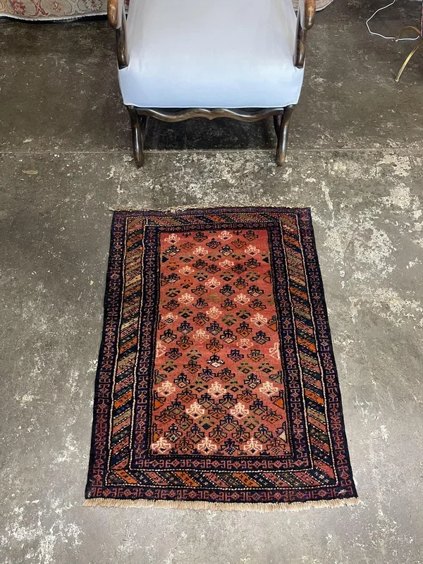 Vintage Persian Malayer Rug – 2’5″ x 3’2″