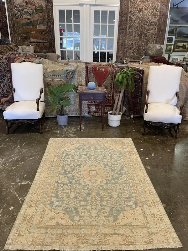 Vintage Persian Malayer Rug – 4’6″ x 6’4″