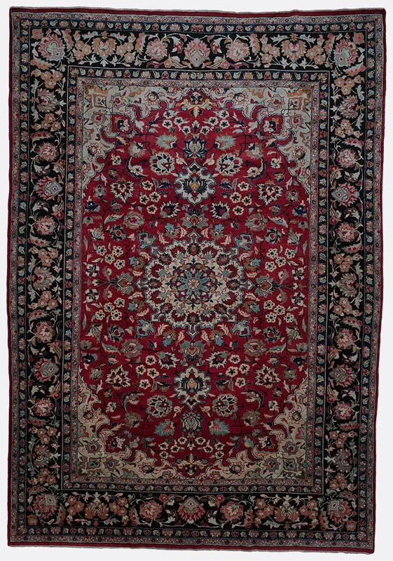Vintage Persian Najafabad Rug – 7’10” x 11’2″