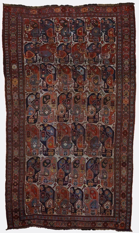 Vintage Persian Qashqai Rug – 5’1″ x 8’11”