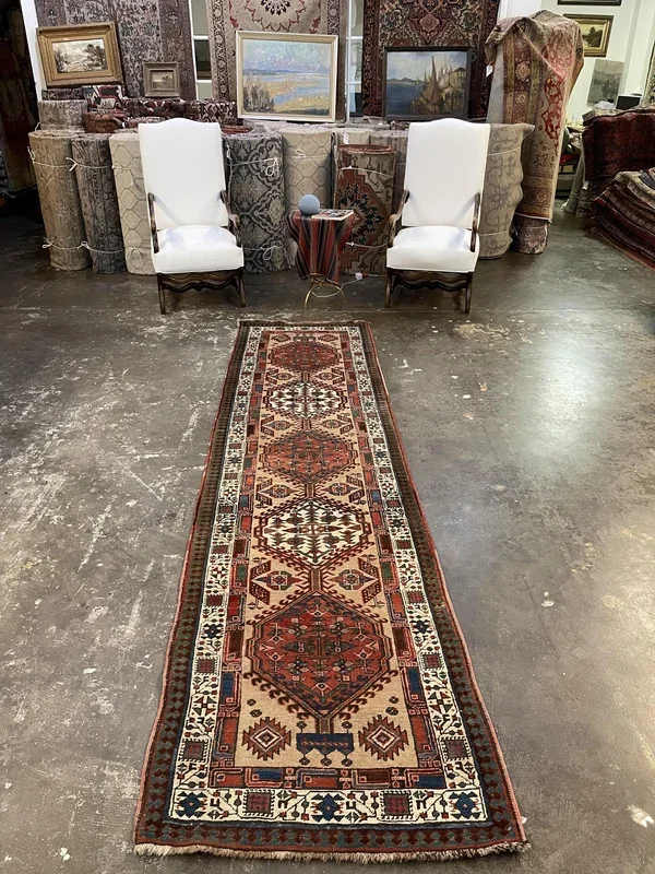 Vintage Persian Serab Rug – 2’10” x 11’1″