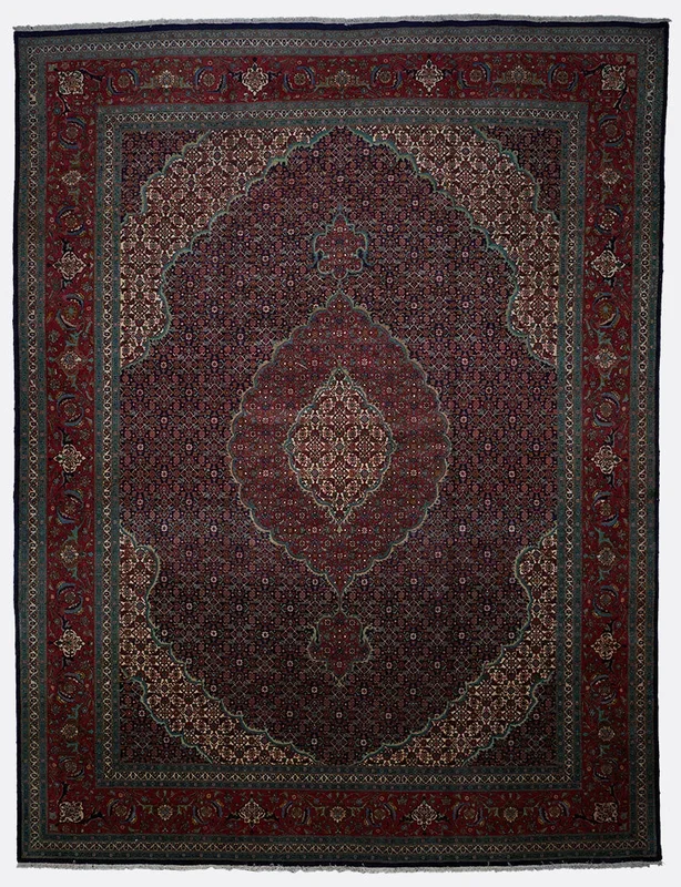 Vintage Persian Tabriz Rug – 9’11” x 13’3″