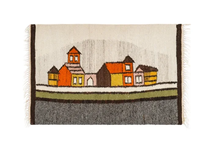 Vintage Polish landscape Tapestry 3’2″ x 2’1″