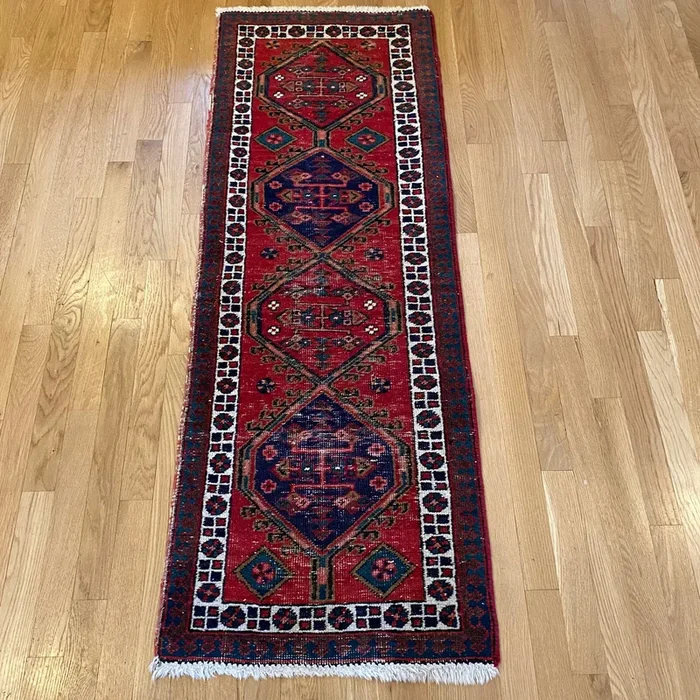 Vintage Rug, 1′ 10 x 5′ 1 Red