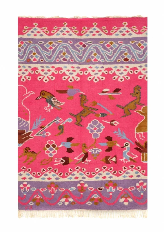 Vintage Scandinavian Kilim 5’8″ x 3’10”