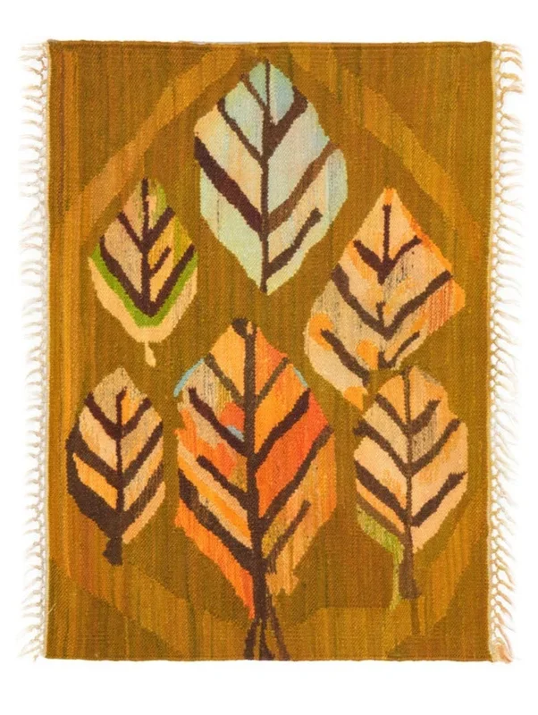 Vintage Scandinavian Tapestry 3’2″ x 2’3″