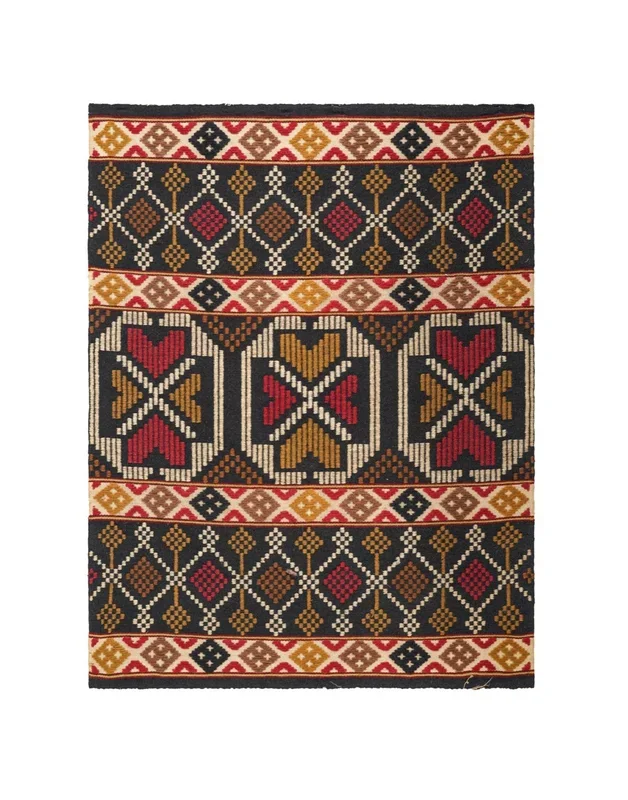 VINTAGE SWEDISH TEXTILE 2’6″ x 2′