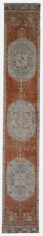 Vintage Turkish Anatolian Rug – 2’3″ x 13’2″