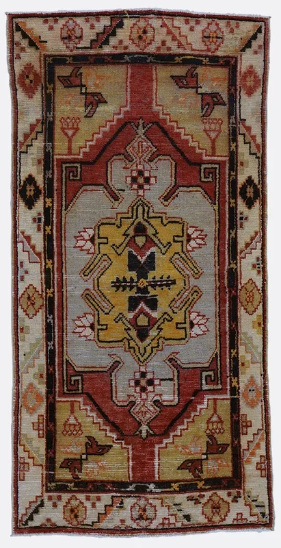 Vintage Turkish Anatolian Rug – 2’7″ x 5’1″