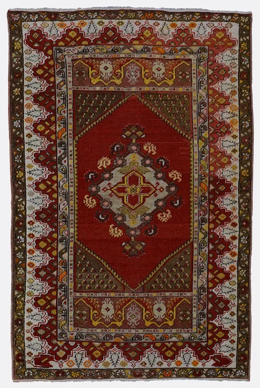Vintage Turkish Anatolian Rug – 3’3″ x 5’1″