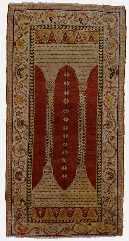 Vintage Turkish Anatolian Rug – 3′ x 6′