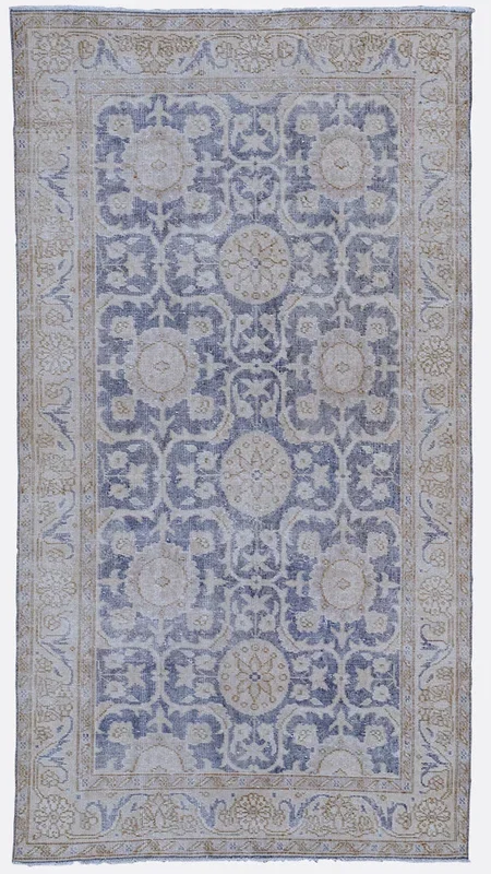 Vintage Turkish Anatolian Rug – 4’1″ x 7’4″