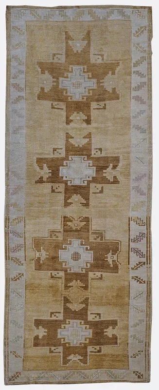Vintage Turkish Anatolian Rug – 4’4″ x 11’2″