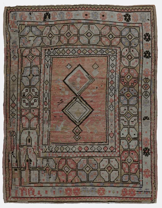Vintage Turkish Anatolian Rug – 4’4″ x 5’8″
