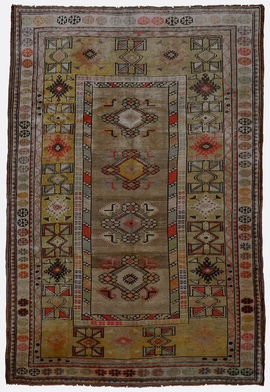 Vintage Turkish Anatolian Rug – 4’7″ x 6’11”