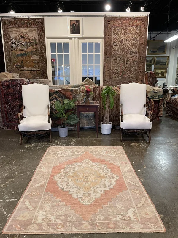 Vintage Turkish Anatolian Rug – 4’7″ x 6’5″