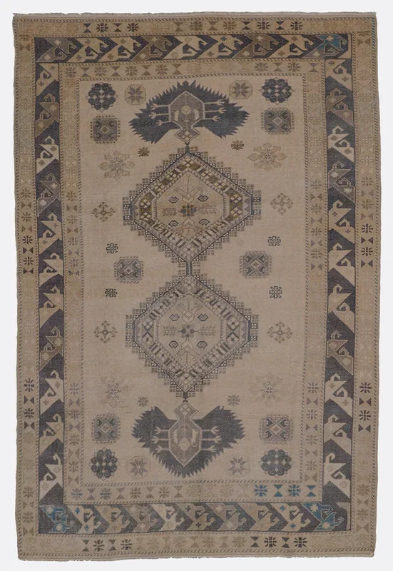 Vintage Turkish Anatolian Rug – 4’8″ x 6’11”
