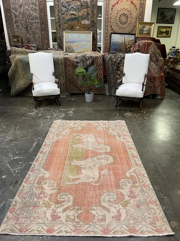 Vintage Turkish Anatolian Rug – 4’8″ x 7’6″