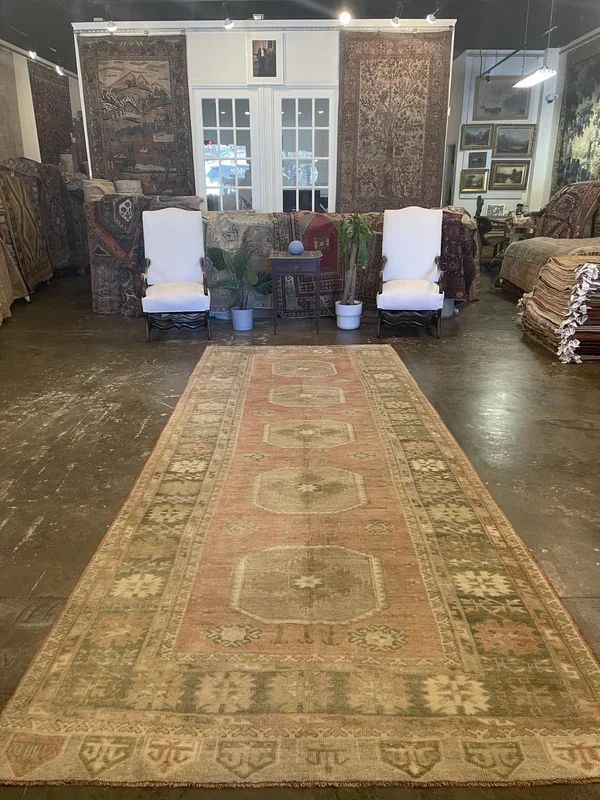 Vintage Turkish Anatolian Rug – 5’7″ x 14’2″