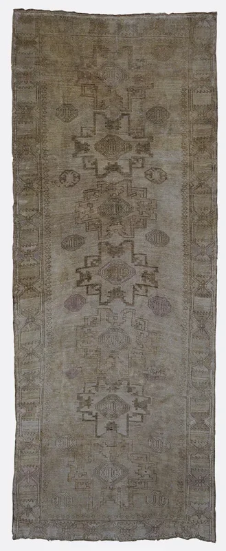 Vintage Turkish Kars Rug – 4’6″ x 12′