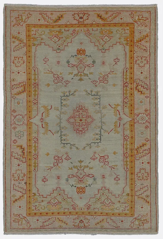 Vintage Turkish Kula Rug – 4′ x 6′