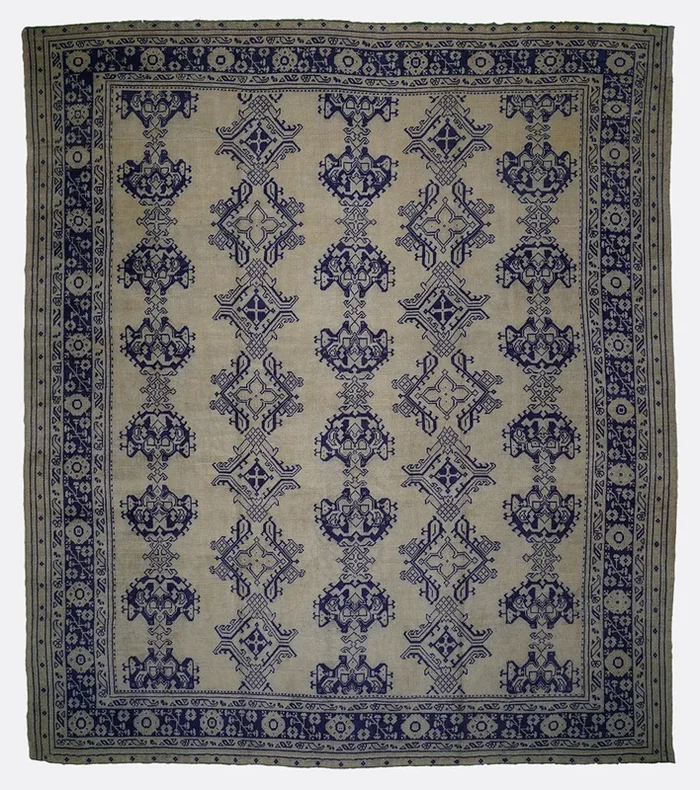 Vintage Turkish Oushak Rug – 12’6″ x 14’3″