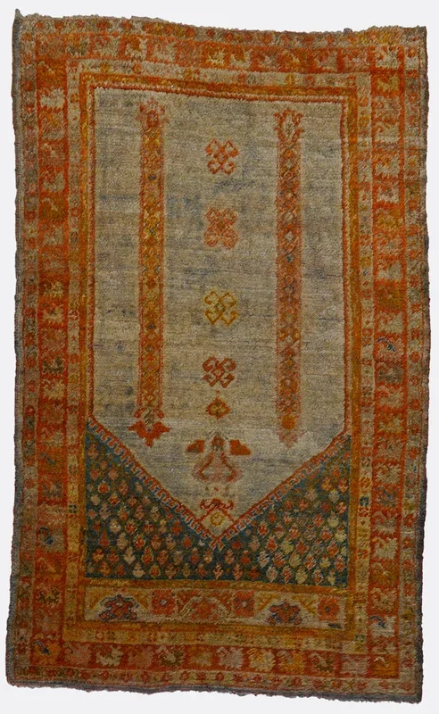 Vintage Turkish Oushak Rug – 3’8″ x 5’11”