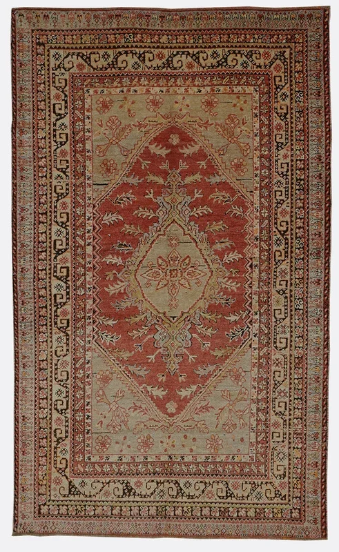 Vintage Turkish Sivas Rug – 4′ x 6’8″