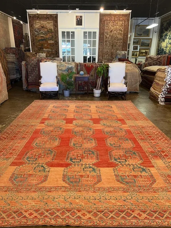 Vintage Turkish Turkmen Rug – 10’2″ x 14’2″