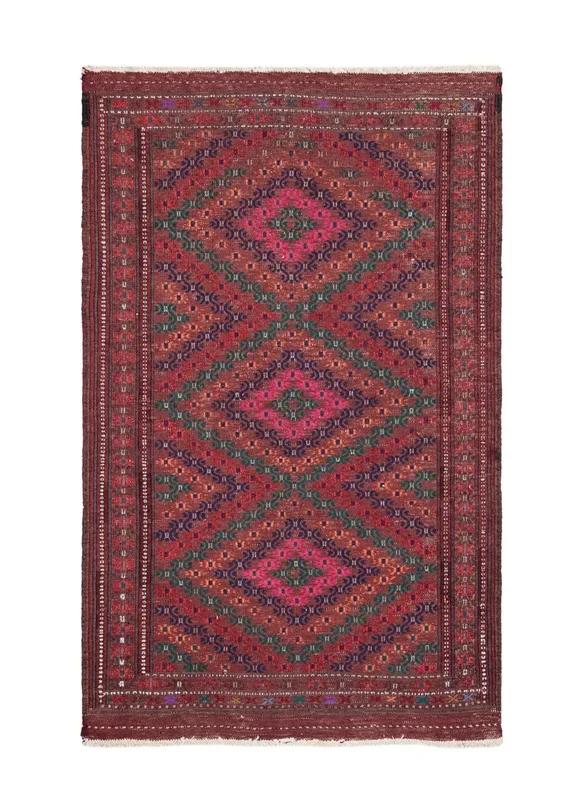 Vintage Turkmen Kilim 4′ x 2’5″