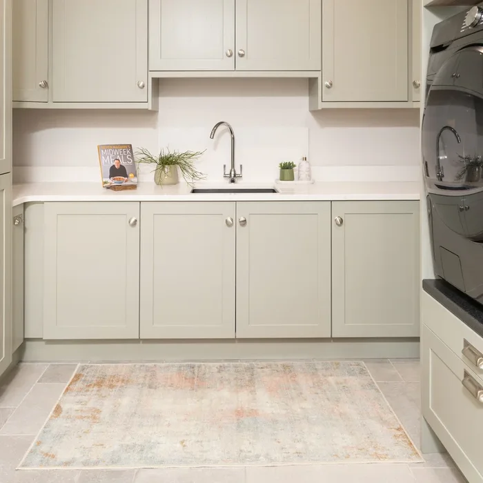 Washable Distressed Kitchen Mat – Lissy
