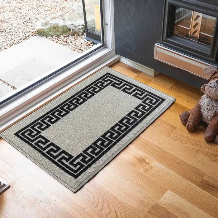 Washable Gel-Back Havana 413 Grey Rug