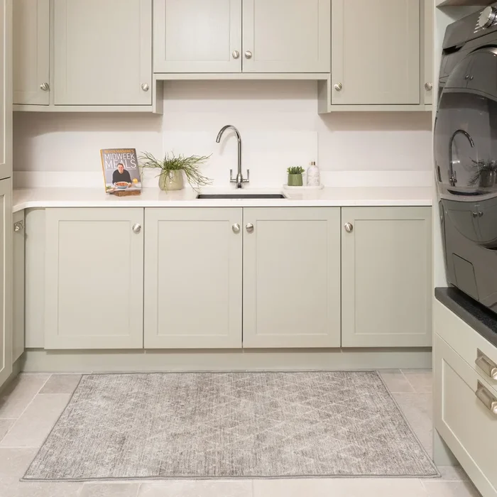 Washable Grey Kitchen Mat – Brindle