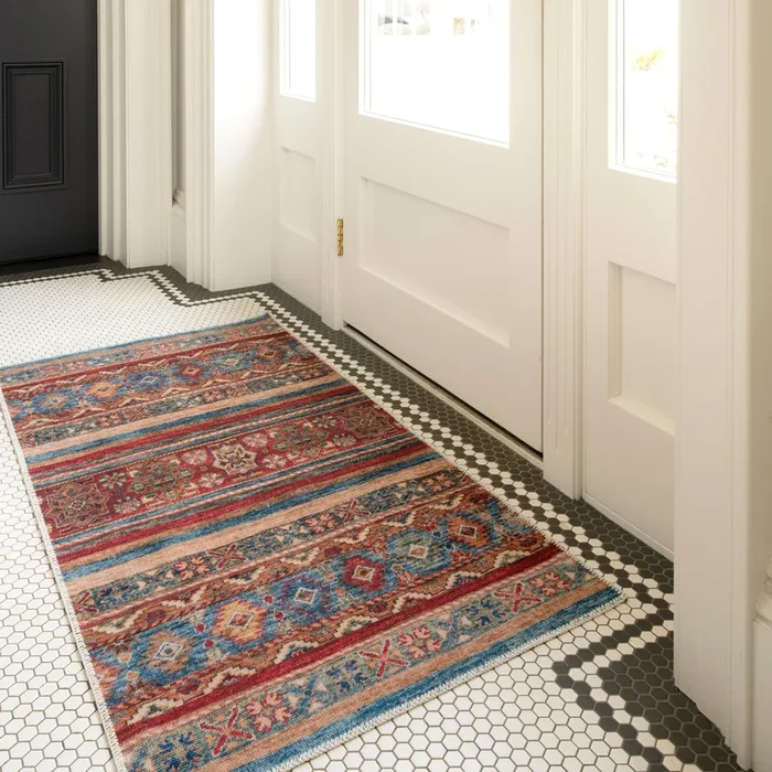 Washable Looped Multicolour Doormat – Alia