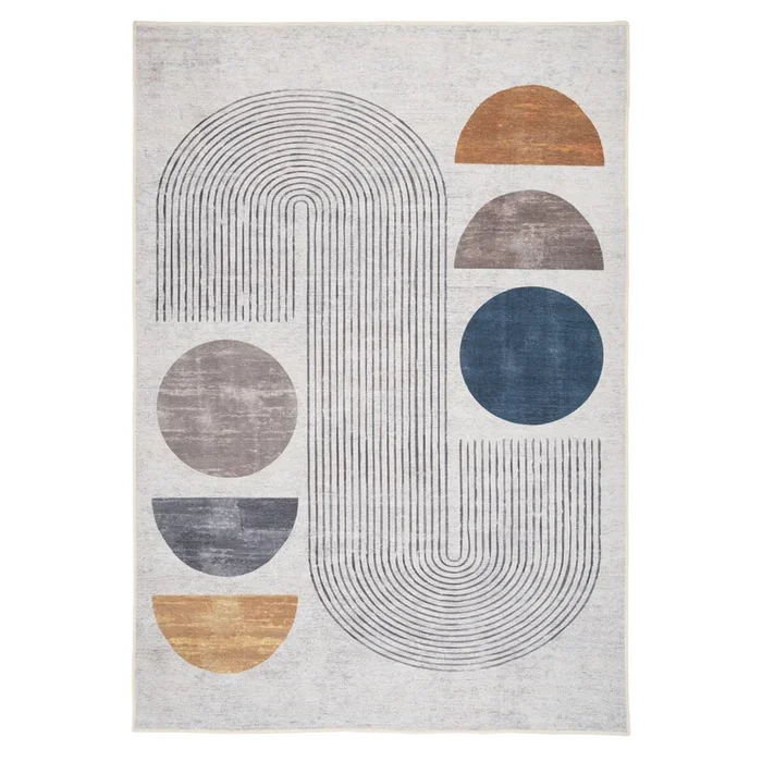 Washable Modern Wabi-Sabi Rug – Orb