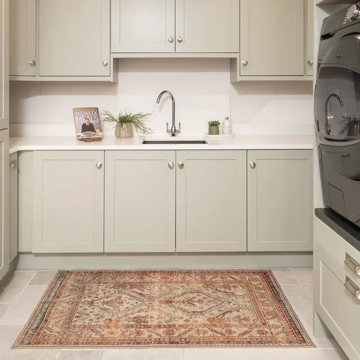 Washable Terracotta Kitchen Mat – Rowe