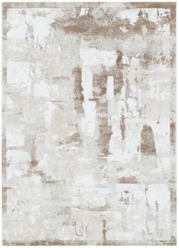 Wellington Abstract Wash Brown Rug – W007