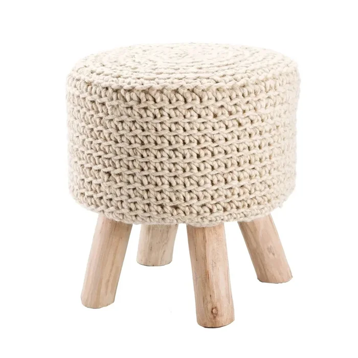 Westport WES01 Cream Pouf