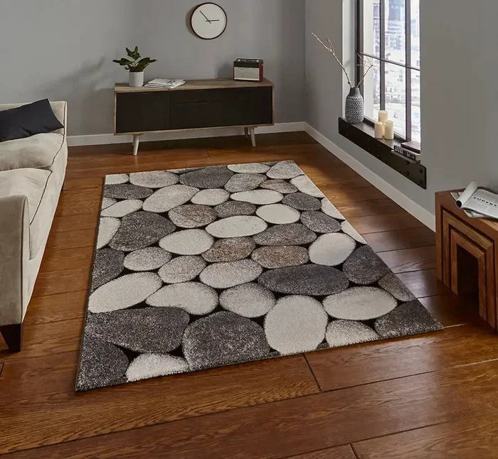 Woodland Think 2099 Cream Grey Rug