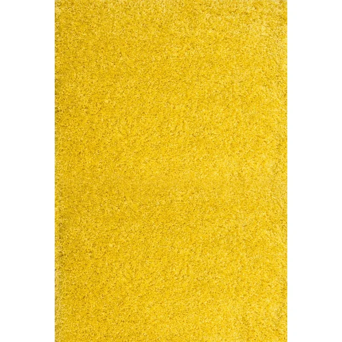 Yellow Shaggy Rug
