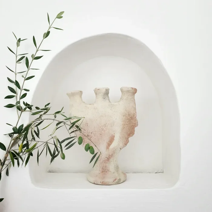 Zagora Ceramic Candle Holder – #C108