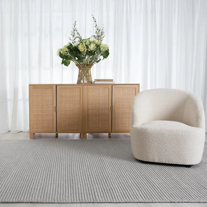 Zalia Luxurious Wool Blend Grey