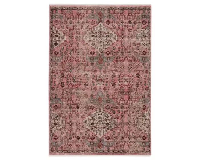Zefira ZFA10 Pink Rug