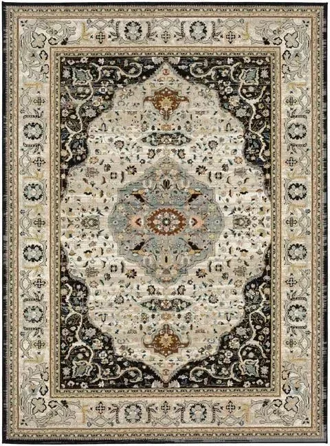 Zephyr 92123 90166 Chronos Black Rug