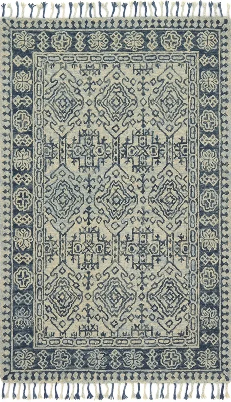 Zharah ZR 09 Mist/Blue Rug